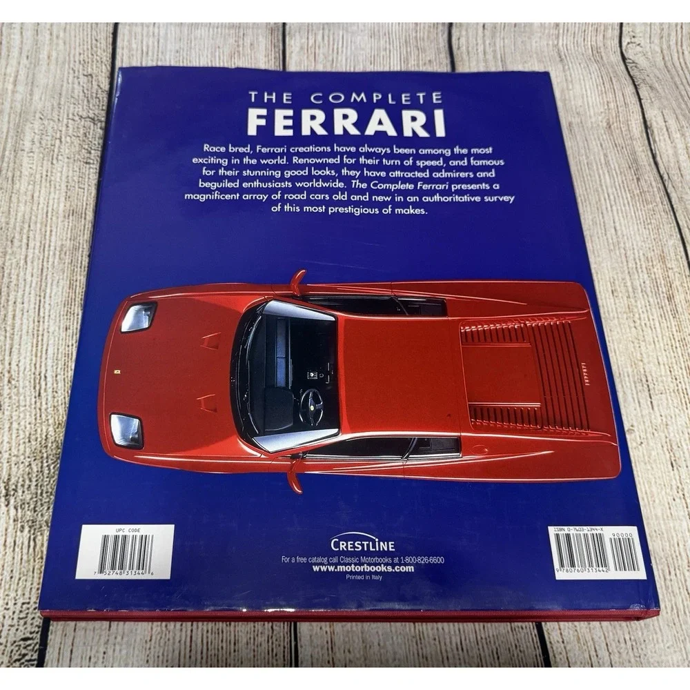 THE COMPLETE FERRARI Hardcover Roger Hicks & Keith Bluemel Excellent Condition